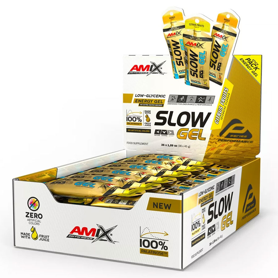 Amix Nutrition Slow Gel Mango 45 Gramů