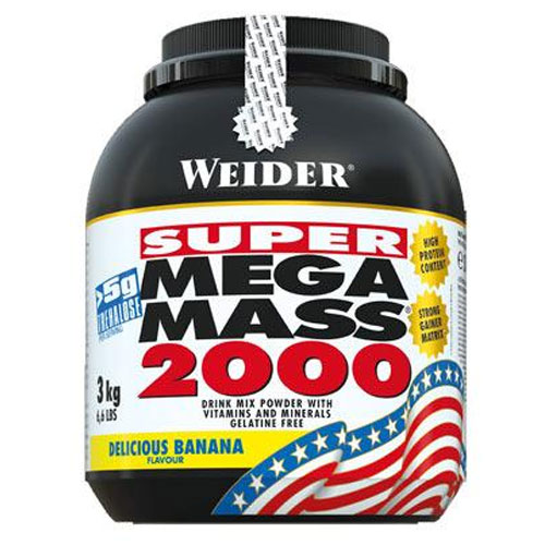 Weider Super Mega Mass 2000 Vanilka 3000 Gramů