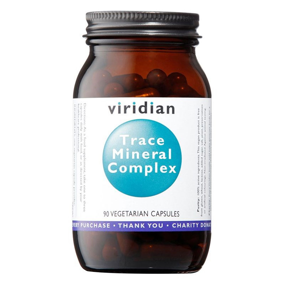 Viridian Trace Mineral Complex Bez příchutě 90 Kapslí