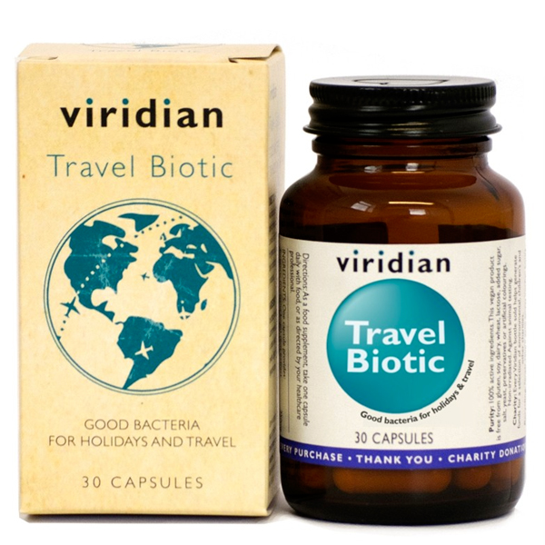 Viridian Travel Biotic Bez příchutě 30 Kapslí