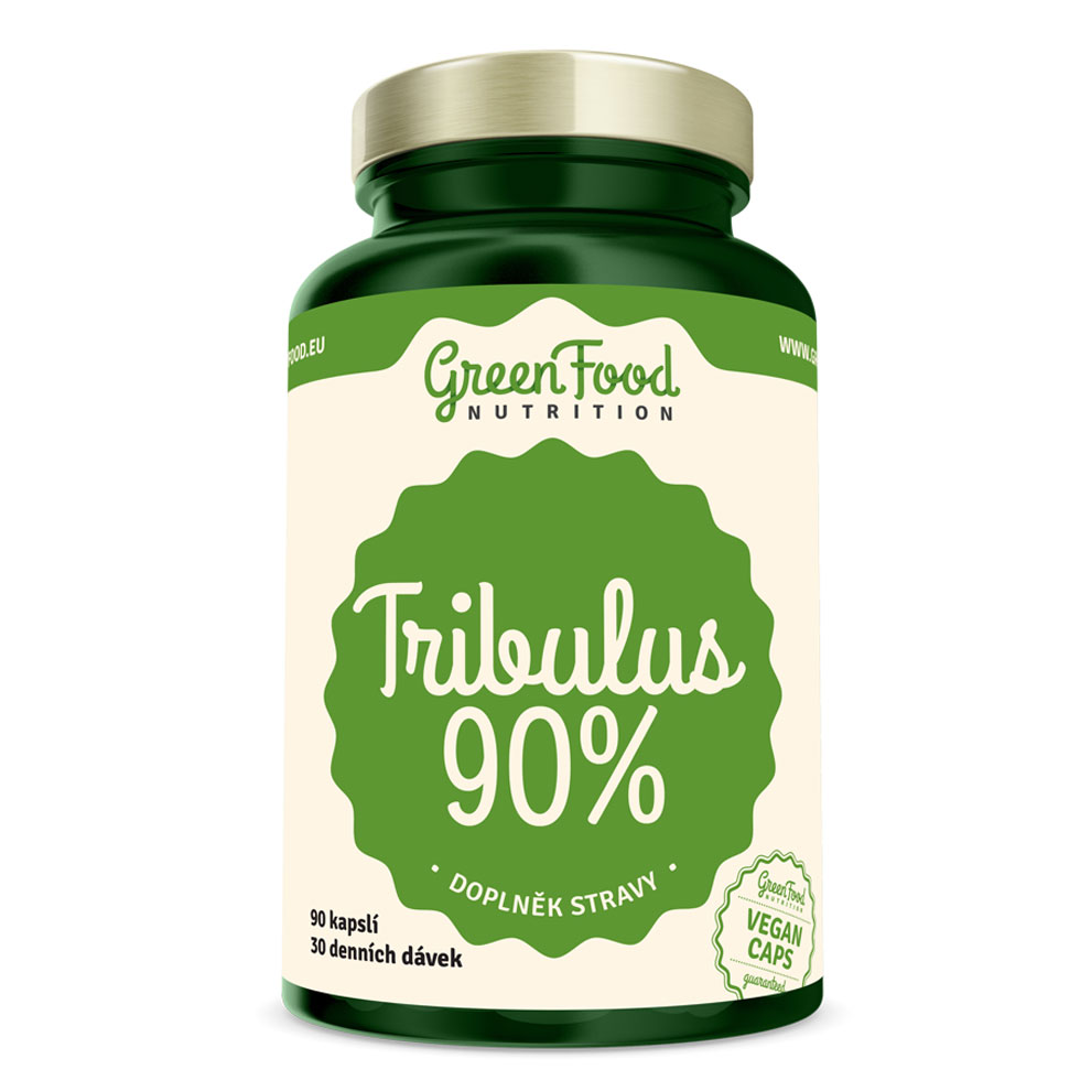 GreenFood Nutrition Tribulus 90% Pomeranč 90 Kapslí
