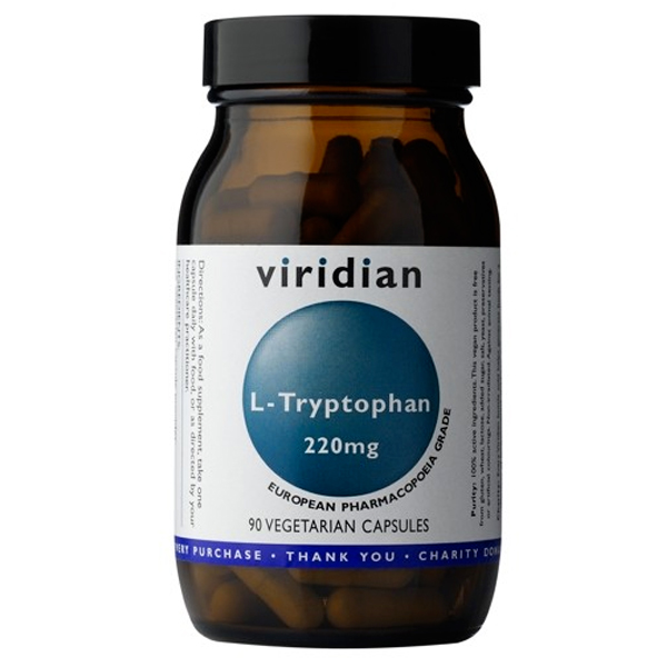 Viridian L-Tryptophan Jahoda 90 Kapslí