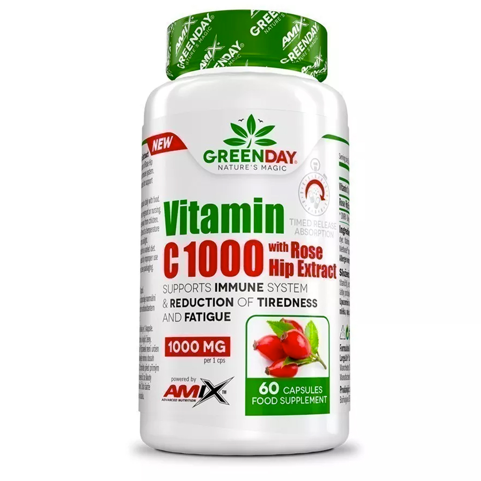 Amix Nutrition Vitamin C 1000 s extraktem z šípků  60 Kapslí