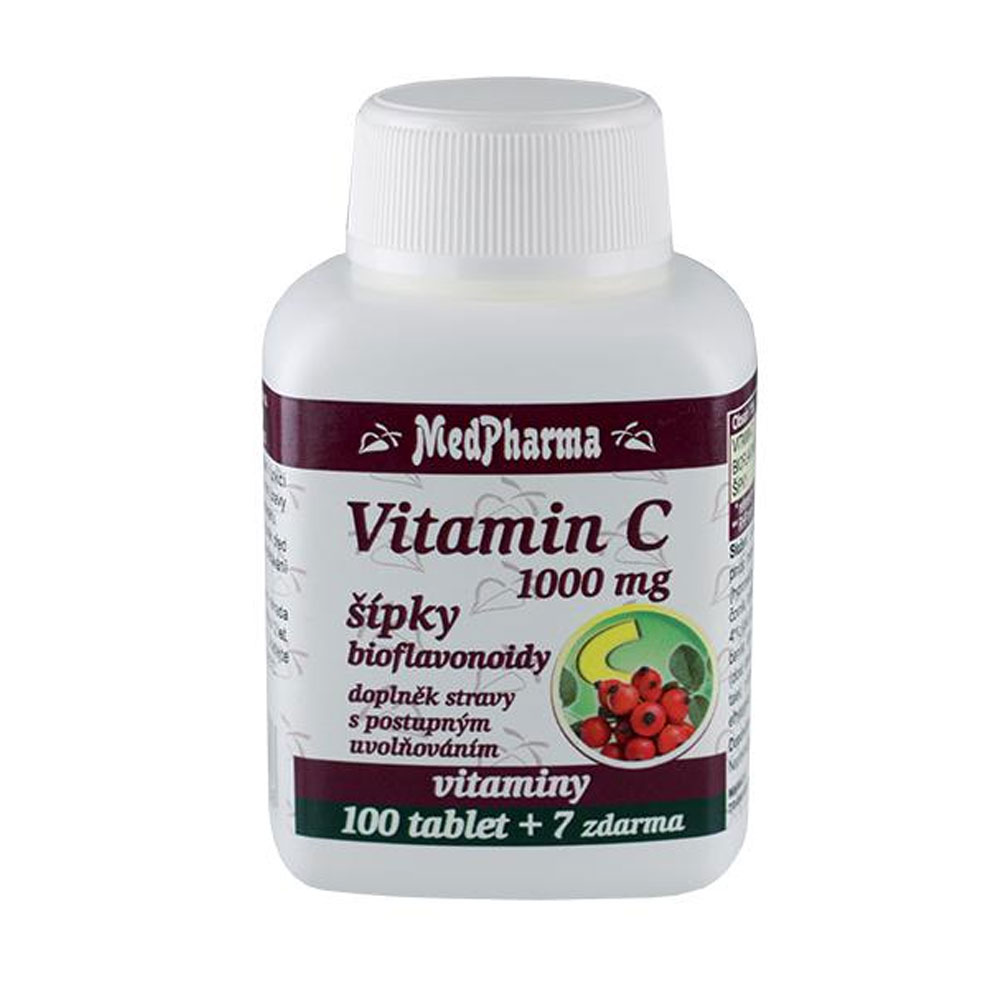 MedPharma Vitamin C 1000mg s šípky  107 Tablet