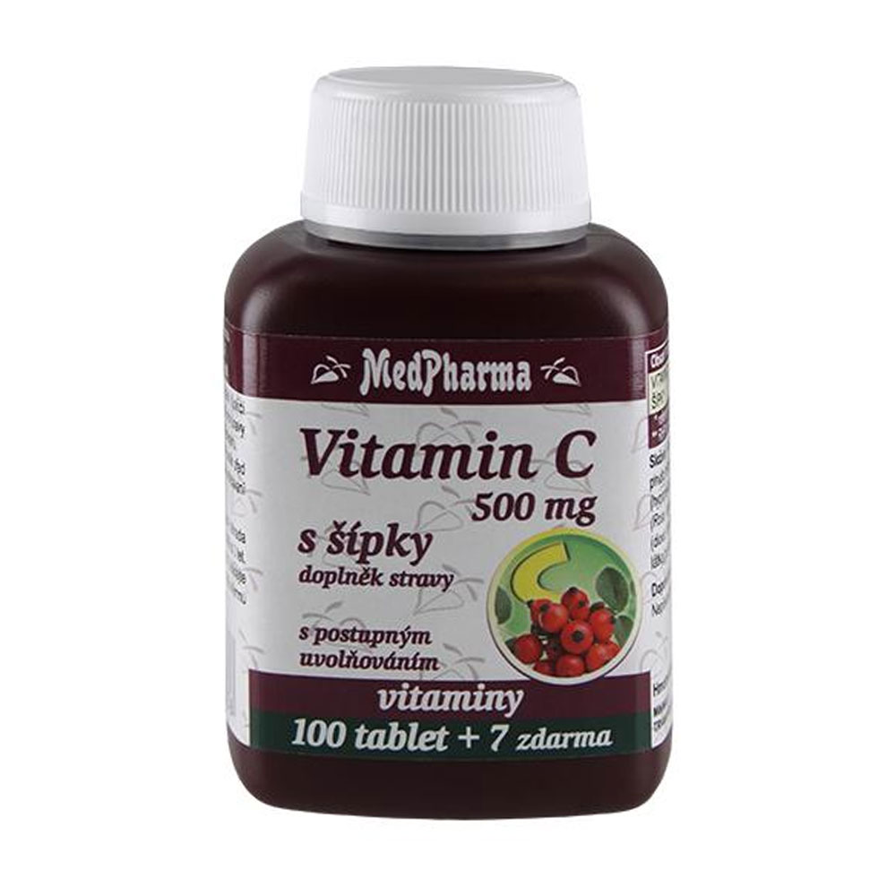 MedPharma Vitamin C 500mg s šípky  107 Tablet