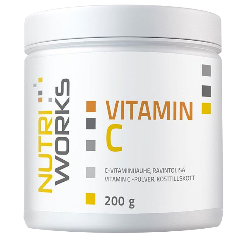 NutriWorks Vitamin C Bez příchutě 200 Gramů