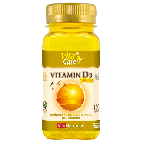 VitaHarmony Vitamin D3 1.000 m.j.  150 Tobolek