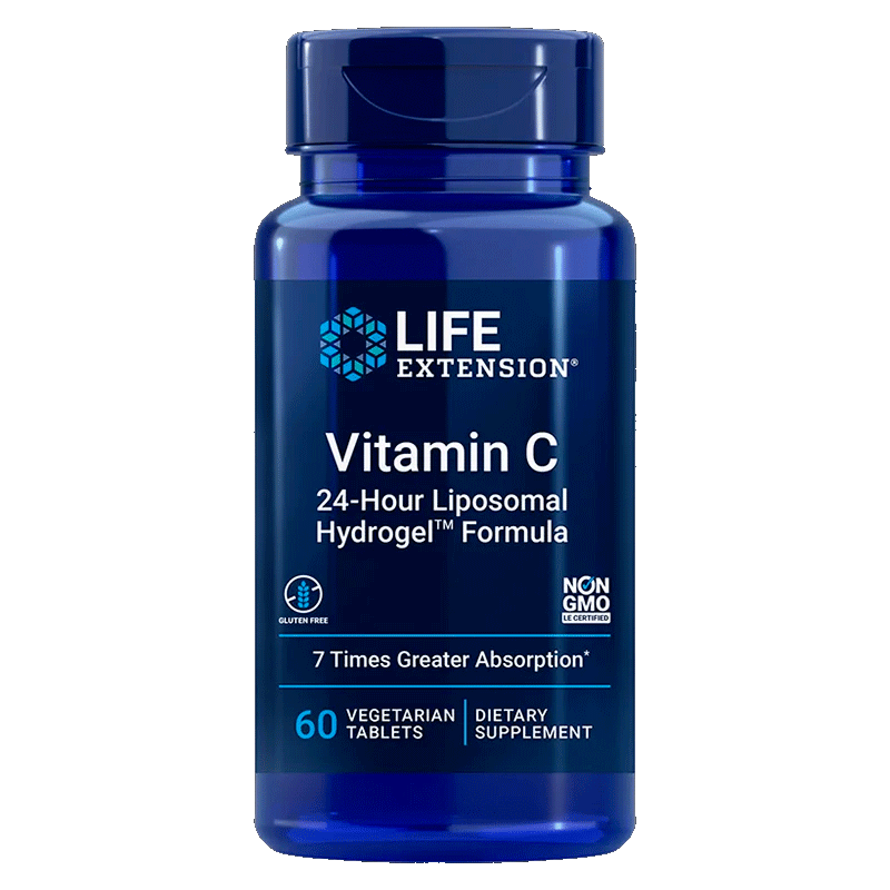 Life Extension Vitamin C 24-Hour Liposomal Hydrogel Formula  60 Tablet