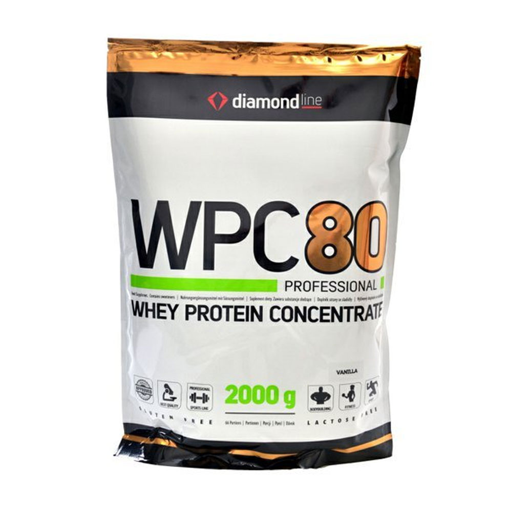 HiTec Nutrition Diamond line WPC 80 protein Vanilka 2000 Gramů