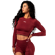 Nebbia Seamless crop top s dlouhým rukávem POWER 892
