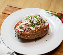 Gebackene Süßkartoffeln mit Thunfisch: Fitness-Bombe auf dem Teller - #varimefit