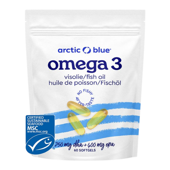 arctic blue® Omega 3 (250mg DHA &amp; 400mg EPA) Alaska Native