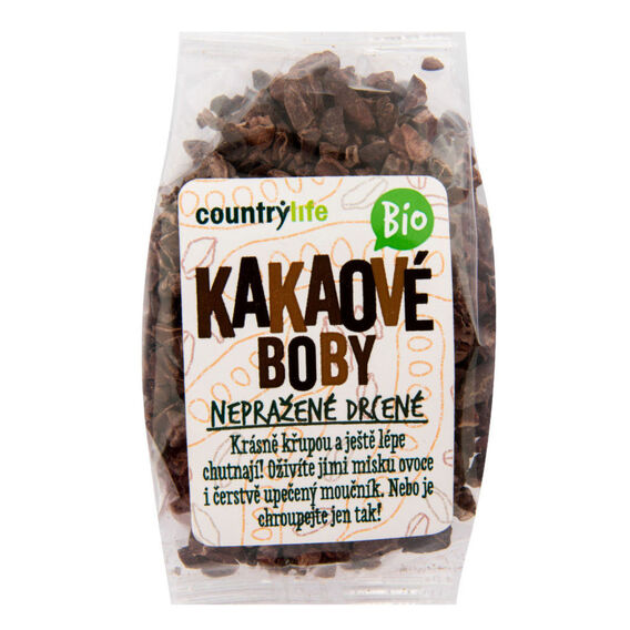 Country Life Kakaobohnen ungeröstet gemahlen BIO