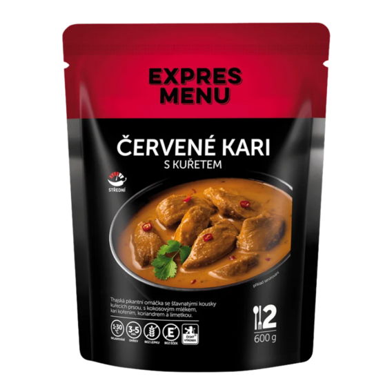 Expres menu Rotes Curry mit Hähnchen