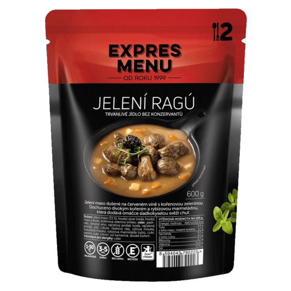 Expres menu Ragout vom Hirsch
