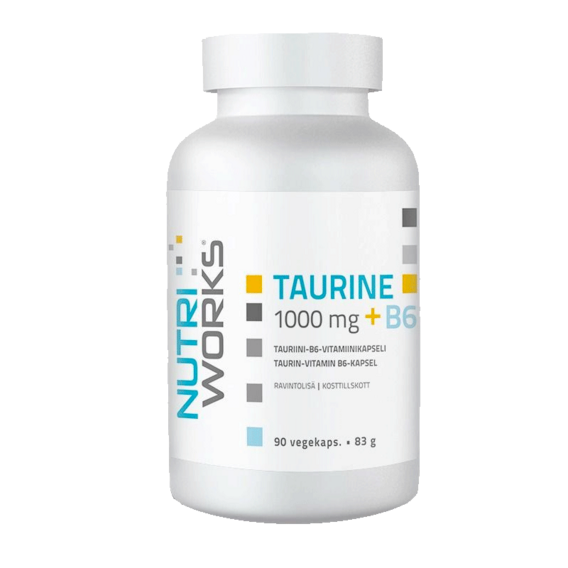 NutriWorks Taurin 1000mg + B6