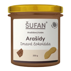 Šufan Arašídový krém s tmavou čokoládou