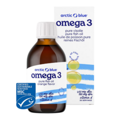 arctic blue® Omega 3 (450mg DHA, 380mg EPA & Vitamin D 400IU)