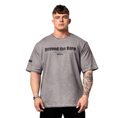 Nebbia Washed-off bavlněné heavyweight tričko GRIND 370
