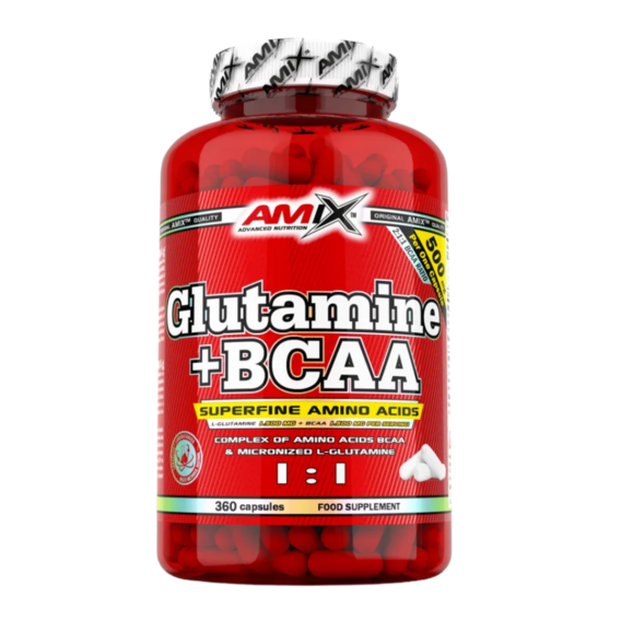 Amix Glutamin + BCAA-Kapseln