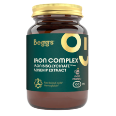 Beggs Iron bisglycinate 20 mg + Rosehip extract