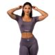Nebbia Tvarující bezešvý crop top FLOW SEAMLESS 499