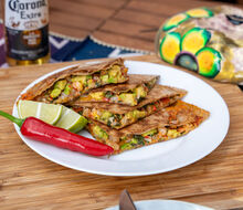 Quesadilla mit Krabben und Avocado - #varimefit