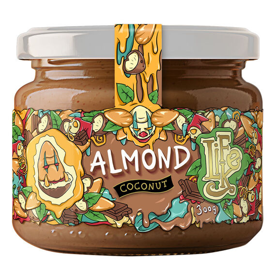 LifeLike Mandelcreme mit Kokosnuss und Schokolade