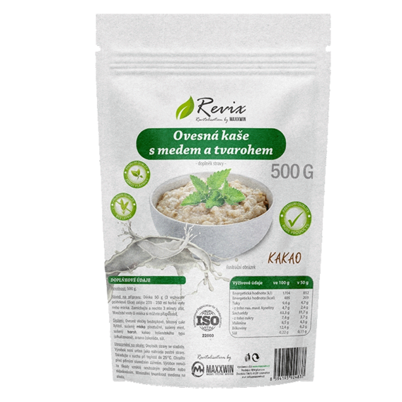 Revix Porridge mit Honig und Hüttenkäse