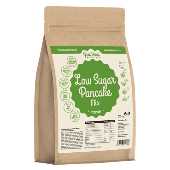 GreenFood Low Carb gluten- und laktosefreie Pfannkuchen