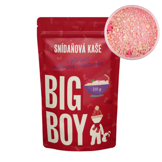 Big Boy Reisbrei-Himbeer-Käsekuchen