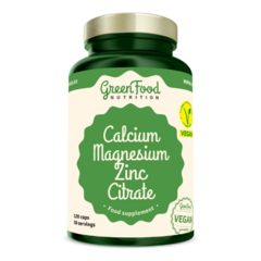 GreenFood Vápník Hořčík Zinek Citrát