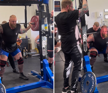 Hafthor Bjornsson plans to squat 500 kg by the end of this year!