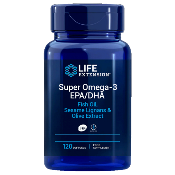 Life Extension Super Omega-3 EPA/DHA with Sesame Lignans &amp; Olive Extract