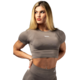 Nebbia Seamless crop top s krátkým rukávem POWER 891