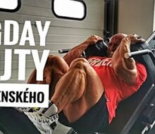 Vojta Koritenský - thigh training in preparation for the autumn part of the IFBB Elite Pro season