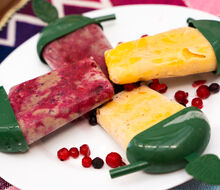 Protein popsicle with fruit - #varimefit