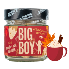 Big Boy Mandle v bílé čokoládě s příchutí pumpkin spice latte