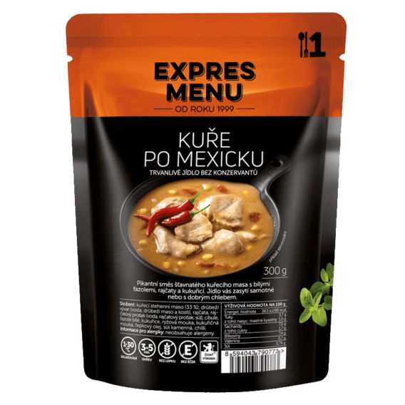 Expres menu Chicken Mexican style