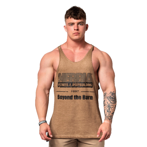 Nebbia Washed-off oversized tank top MAX OUT 359
