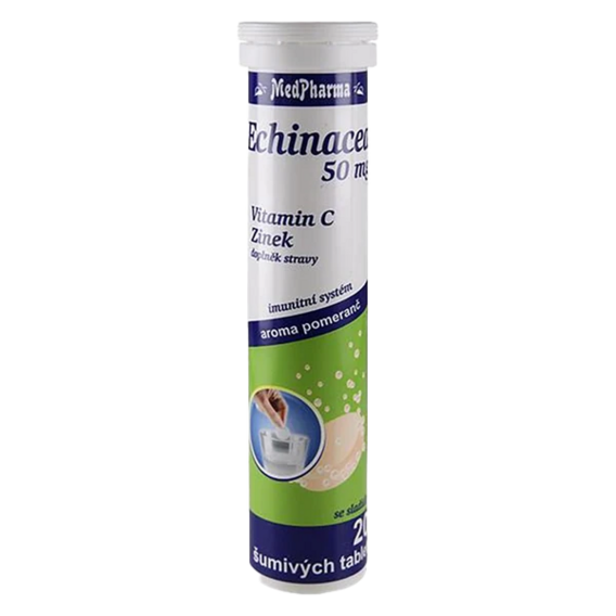 MedPharma Echinacea 50 mg + vit.C + zinc