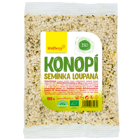 Wolfberry Hemp seed peeled BIO