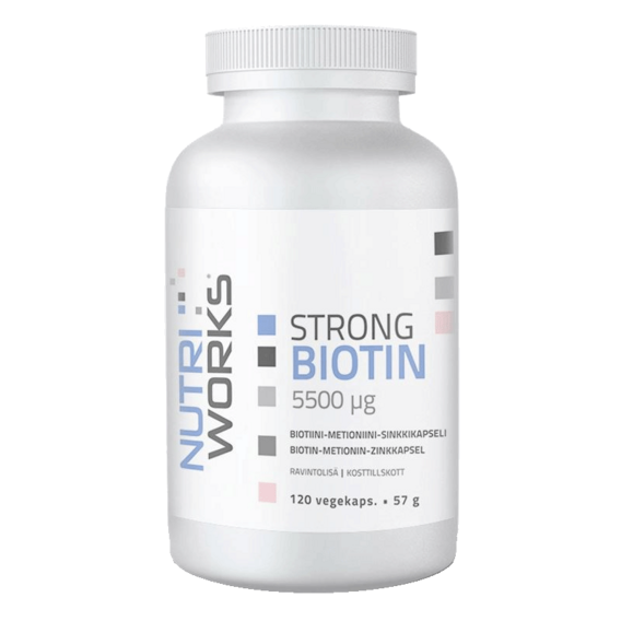 NutriWorks Strong Biotin 5500µg