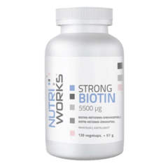 NutriWorks Strong Biotin 5500µg