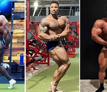 Patrick Moore, Akim Williams and Luis Rodriguez 5 weeks before Arnold Classic 2023
