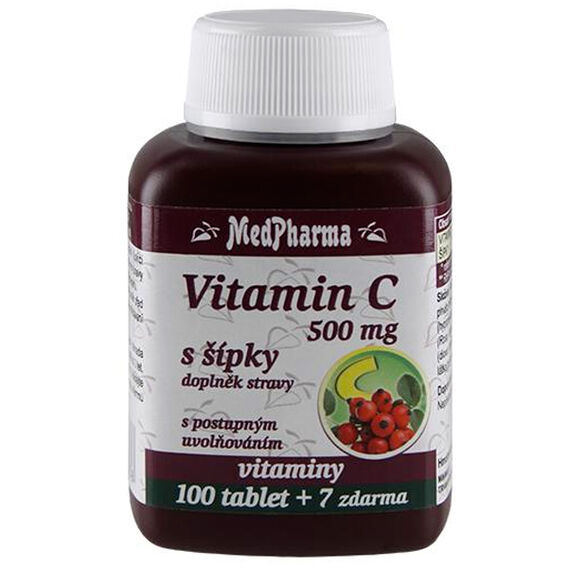 MedPharma Vitamin C 500mg with rose hips
