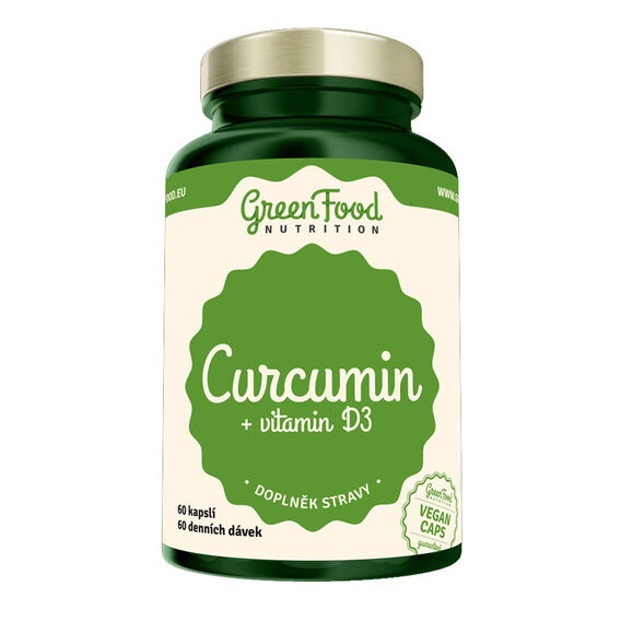 GreenFood Curcumin + vitamin D3