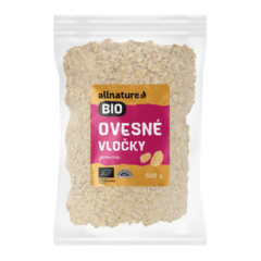 Allnature Ovesné vločky jemné BIO