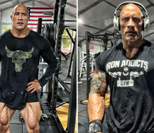 Dwayne "The Rock" Johnson showed brutal foot form at 49 years old!