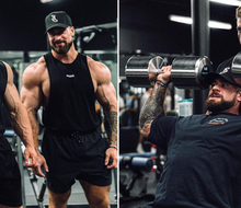Urs Kalecinski made the trip from Germany to see Chris Bumstead!